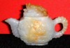 White-gold coloured jade cup
